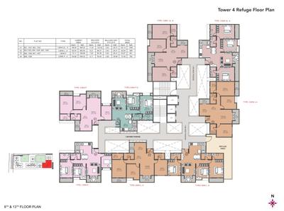 Project Image of 1705 Sq.ft 4 BHK Apartment / Flat for sale in Dhanori for Rs. 12178967