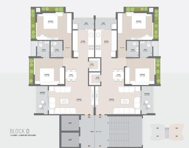 Project Image of 1314.0 - 1395.0 Sq.ft 2 BHK Apartment for buy in Kalasagar Skyz
