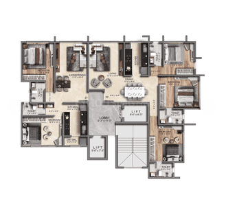 Project Image of 260.7 - 1075.96 Sq.ft 1 RK Apartment for buy in Marble Saroj 56