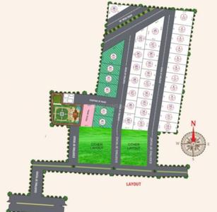 Sreeni Sree Balaji Green Homes Layout Plan 1