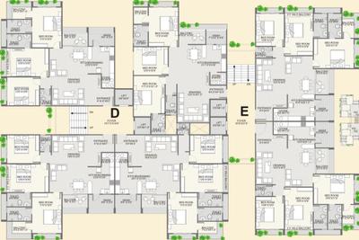 Project Image of 0.0 - 2493.0 Sq.ft 3 BHK Apartment for buy in Shyam Avirahi