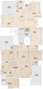 Project Image of 1986.0 - 2280.0 Sq.ft 3 BHK Apartment for buy in Tejraaj Tej Crest