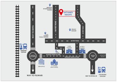 Project Image of 1235.0 - 1247.0 Sq.ft 2 BHK Apartment for buy in Satyamev Heights 