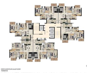 Project Image of 1040.0 - 1770.0 Sq.ft 2.5 BHK Apartment for buy in 9 PBR