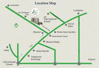 Project Image of 800 Sq.ft 2 BHK Apartment / Flat for sale in Dhanori for Rs. 6700000