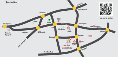 Project Image of 435.0 - 2795.0 Sq.ft Residential Plot Plot for buy in Aadiya Global City