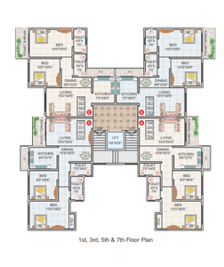 Project Image of 660.04 - 1199.96 Sq.ft 1 BHK Apartment for buy in Kaul Heritage City
