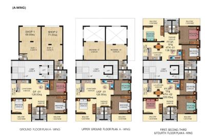 Project Image of 1097.92 - 1905.21 Sq.ft 2 BHK Apartment for buy in Landmark Residency
