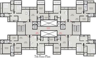 Project Image of 302.0 - 469.0 Sq.ft 1 BHK Apartment for buy in Bathija Tulsa Namdev Residency Apartment