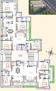 Project Image of 2212.31 - 2453.1 Sq.ft 4 BHK Apartment for buy in The Platinum River