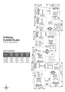 Project Image of 1368.0 - 1755.0 Sq.ft 3 BHK Apartment for buy in Anup Yashoda Rajkumari Enclave