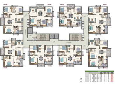 Project Image of 1403.0 - 1880.0 Sq.ft 2.5 BHK Apartment for buy in Aparna Cyberon