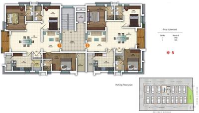 Project Image of 1575.0 - 1790.0 Sq.ft 3 BHK Apartment for buy in Sri Janaki Nivas