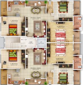 Project Image of 427.97 - 848.95 Sq.ft 2 BHK Apartment for buy in Empire Estate