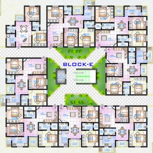 Project Image of 605.0 - 1033.0 Sq.ft 2 BHK Apartment for buy in Aryan Golden Arena