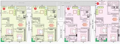 Project Image of 1050.0 - 1150.0 Sq.ft 2 BHK Apartment for buy in SRN Sai Ram Nilayam