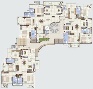 Project Image of 2886.0 - 3310.01 Sq.ft 3 BHK Apartment for buy in Park Square Avenue