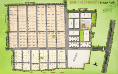 Project Image of 1580.03 - 1601.99 Sq.ft 4 BHK Villa for buy in Nitu Sunshine Green City B IV