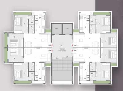 Project Image of 1100 Sq.ft 2 BHK Builder Floor for sale in Shela for Rs. 5500000