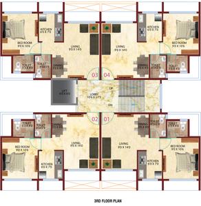 Project Image of 367.82 - 532.32 Sq.ft 1 BHK Apartment for buy in Gajora Kalpavruksha Valley