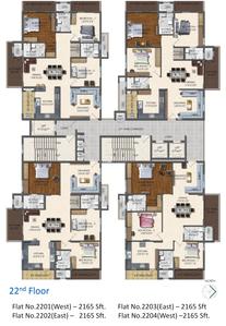 Project Image of 1881.0 - 1958.0 Sq.ft 3 BHK Apartment for buy in Lansum Square