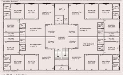 Project Image of 0.0 - 821.93 Sq.ft 3 BHK Apartment for buy in Dharm Guru Pragat Pranghan