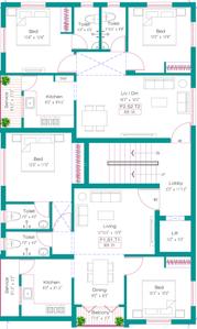 Project Image of 787.0 - 1163.0 Sq.ft 2 BHK Apartment for buy in Chenthur SRN Flats