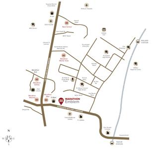 Project Image of 382.0 - 1525.0 Sq.ft 1 BHK Apartment for buy in Marathon Emblem 1