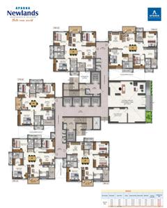 Project Image of 1475.0 - 1991.0 Sq.ft 3 BHK Apartment for buy in Aparna Newlands