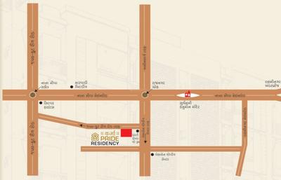 Aaryaa Karma Pride Residency Location Plan 1