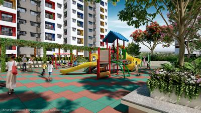 Project Image of 560.0 - 610.0 Sq.ft 1 BHK Apartment for buy in Mahindra Happinest