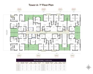 Project Image of 702.02 - 989.96 Sq.ft 2 BHK Apartment for buy in Aakar Topaz