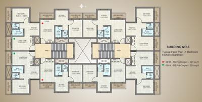 Project Image of 223.0 - 331.0 Sq.ft 1 RK Apartment for buy in Venture Sai City