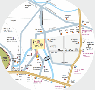 Project Image of 1042.0 - 1190.0 Sq.ft 3 BHK Apartment for buy in Swaraj 54 Flores Drive Phase 1