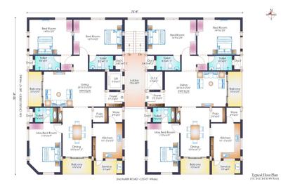 Project Image of 1075.0 - 1975.0 Sq.ft 2 BHK Apartment for buy in Indu Krishna