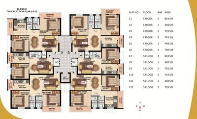 Project Image of 445.0 - 1001.0 Sq.ft 1 BHK Apartment for buy in Colorhomes Breeze Avenue