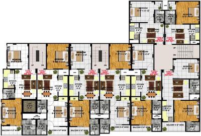 Project Image of 525.0 - 825.0 Sq.ft 1 BHK Apartment for buy in Kritak Rzone Homes