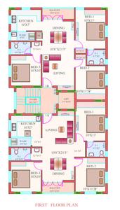 Project Image of 0.0 - 1147.0 Sq.ft 3 BHK Apartment for buy in Bhuvaneshwari Arjun Enclave