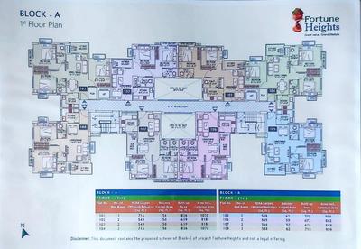 Project Image of 723.0 - 1284.0 Sq.ft 2 BHK Apartment for buy in Fortune Heights Phase II