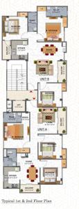 Project Image of 1365.0 - 1420.0 Sq.ft 3 BHK Apartment for buy in ABH Habitat