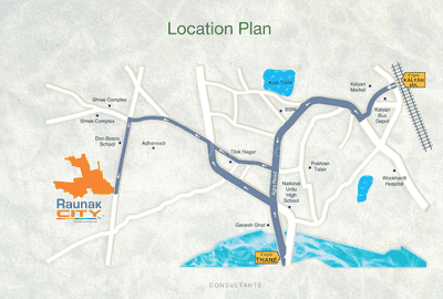 Project Image of 369.96 - 489.97 Sq.ft 1 BHK Apartment for buy in Raunak City Sector VI F2