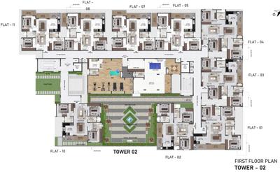 Project Image of 653.91 - 1485.56 Sq.ft 2 BHK Apartment for buy in MSR Passion Square