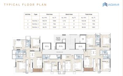 Project Image of 794.0 - 1125.0 Sq.ft 2.5 BHK Apartment for buy in Agami Eternity