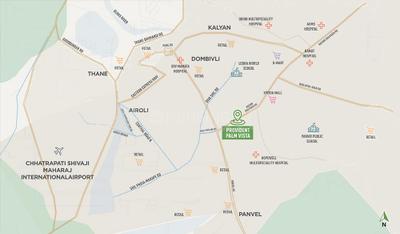 Project Image of 0.0 - 569.09 Sq.ft 3 BHK Apartment for buy in Provident Palmvista D2
