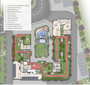Project Image of 457.0 - 752.0 Sq.ft 1 BHK Apartment for buy in The Meridian Towers
