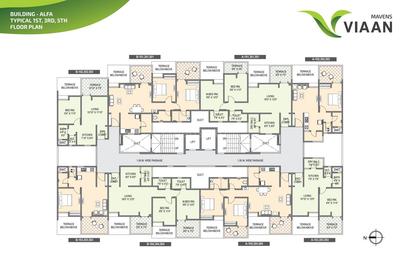 Project Image of 0.0 - 448.0 Sq.ft 1 BHK Apartment for buy in Mavens Viaan