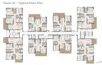 Project Image of 597.0 - 877.0 Sq.ft 2 BHK Apartment for buy in Vinayak 21 Acres