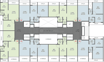 Adhya Bhimashankar Adhya Bhimashankar Cluster Plan for 1st Floor 1