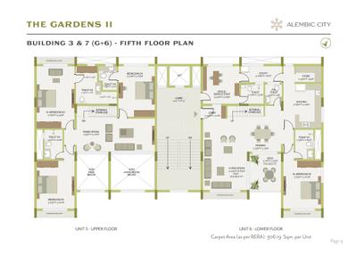 Project Image of 2581.08 - 3295.8 Sq.ft 4 BHK Apartment for buy in Shreno The Gardens II