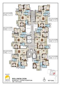 Project Image of 1555.0 - 1650.0 Sq.ft 3 BHK Apartment for buy in BSCPL Bollineni Zion